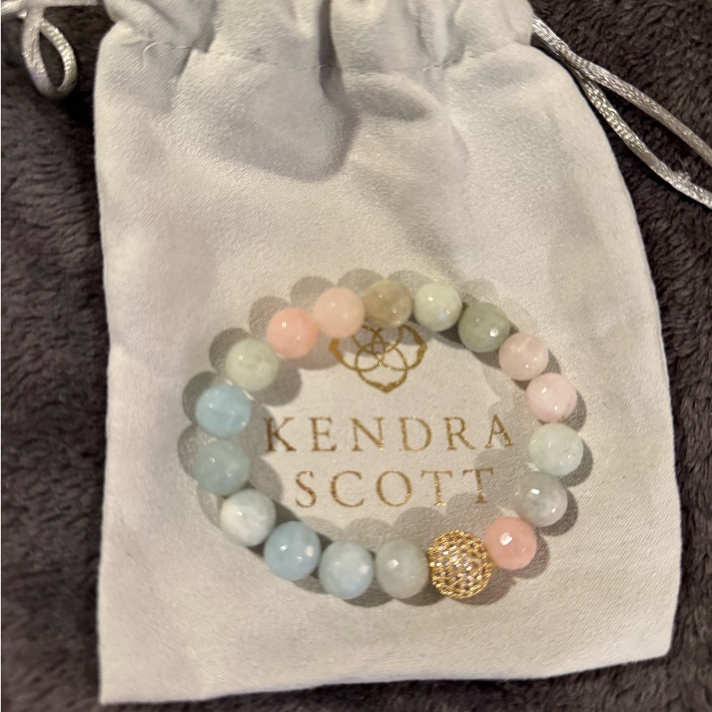 Kendra Scott Gold Logo Pouch